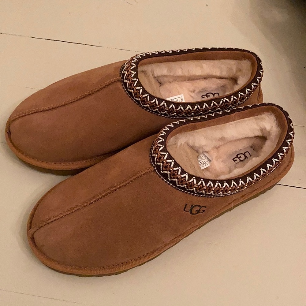 UGG men’s Tasman suede slippers NIB